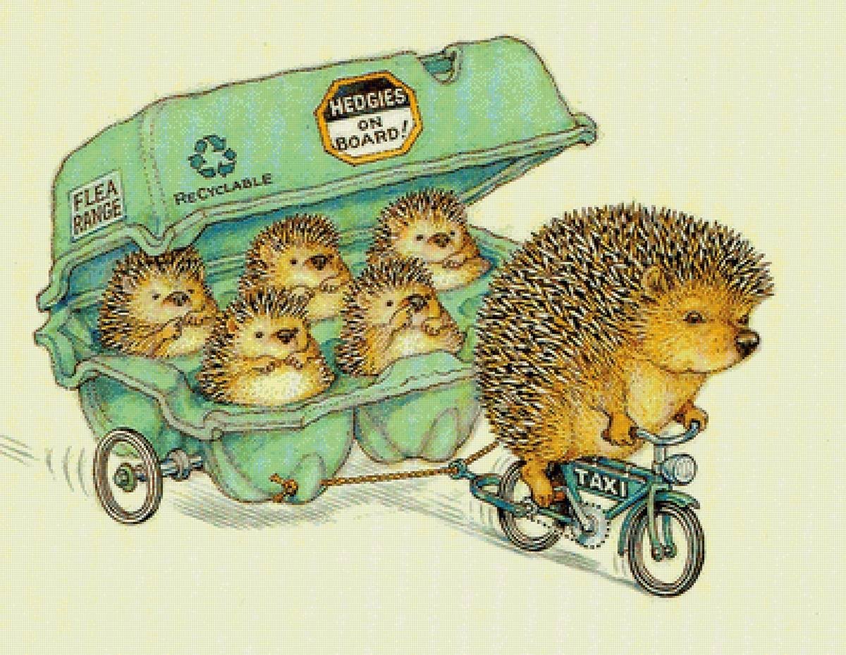 Ежик иллюстрация