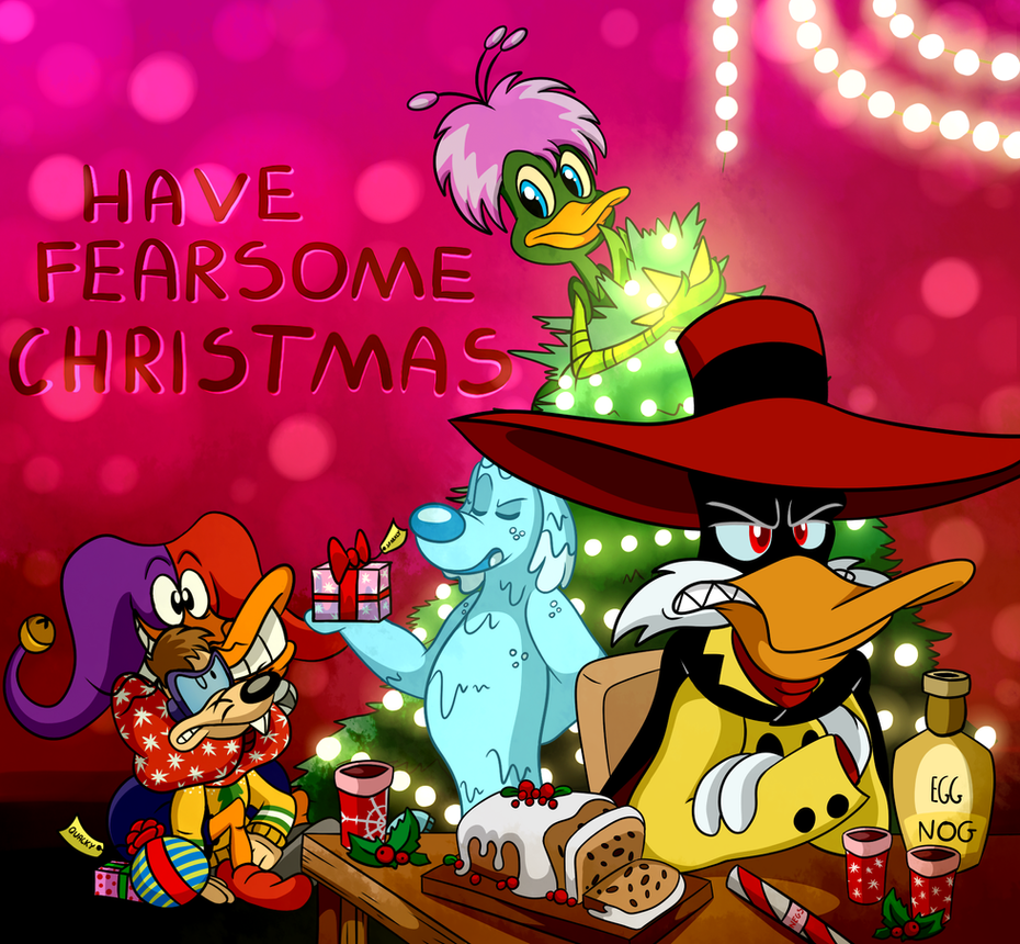 Черный плащ Мегавольт и Квага