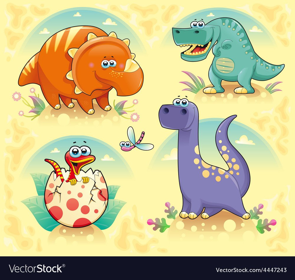 Прикольные Динозаврики