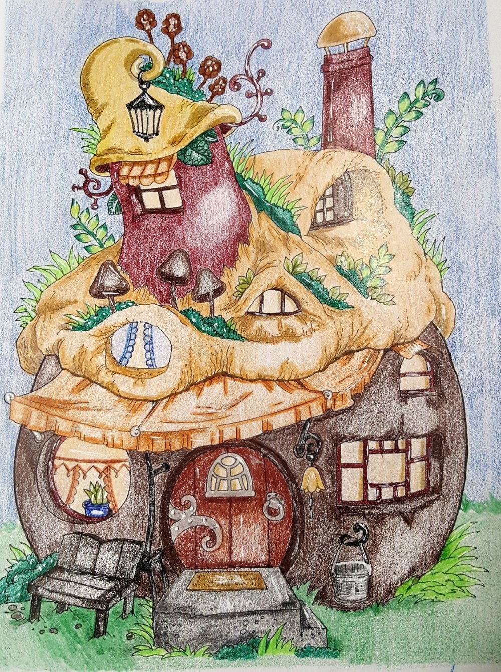 Домик - грибок