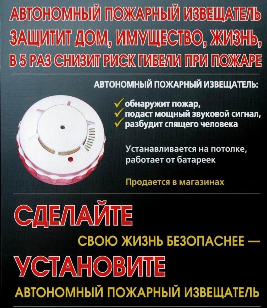 Автономных пожарных извещателей (АПИ)