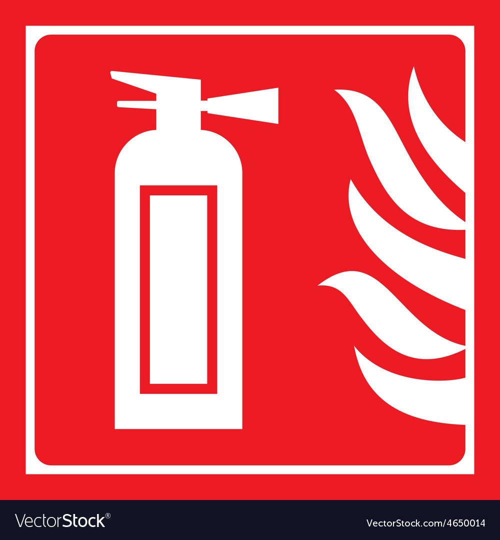 Табличка огнетушитель