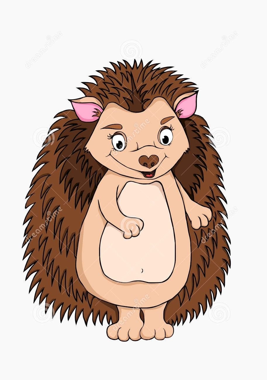 Ежиха мультяшная