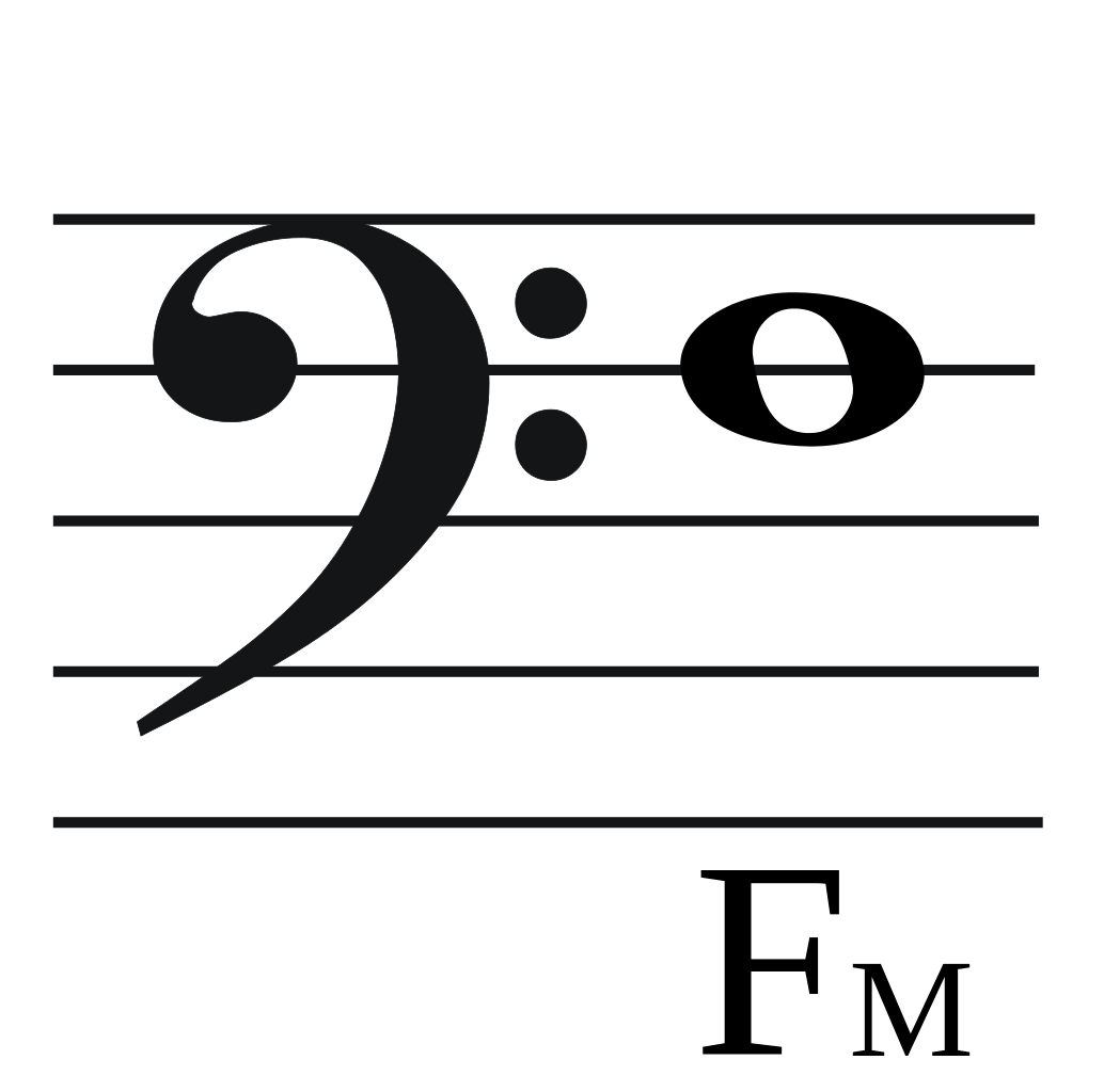 Басовый ключ малая Октава фа