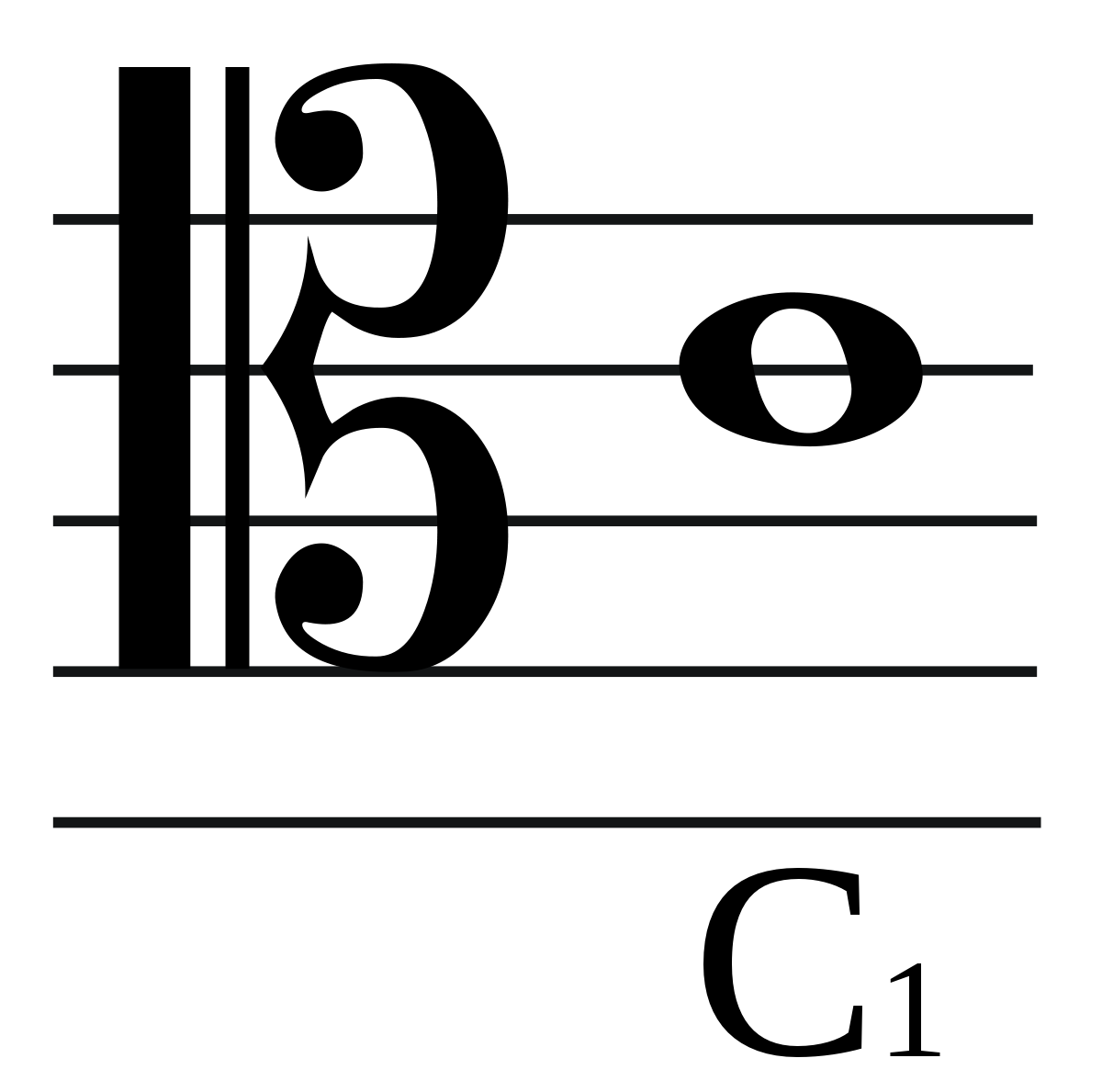 Альтовый и теноровый ключи