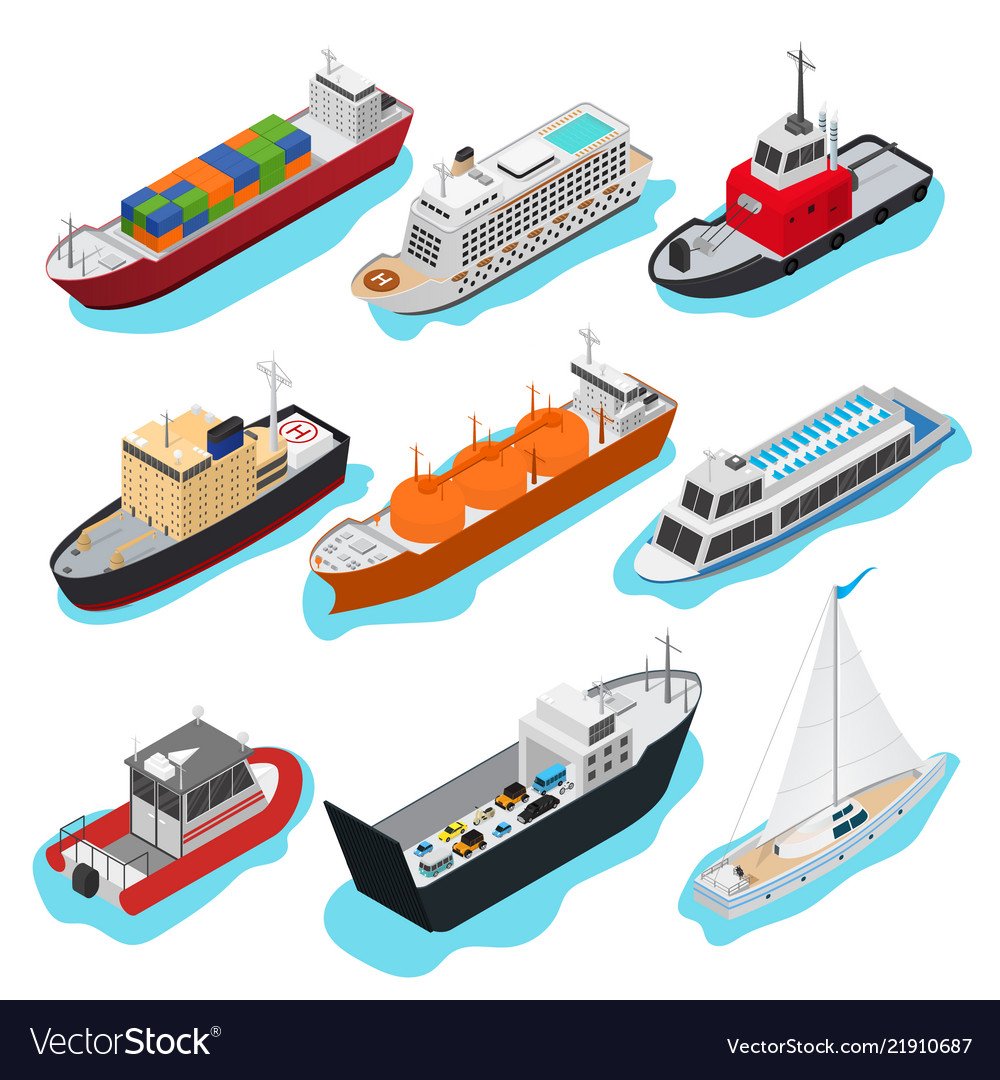 Изометрический корабль