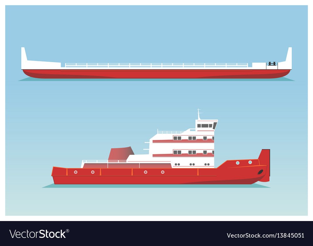 Баржа вектор