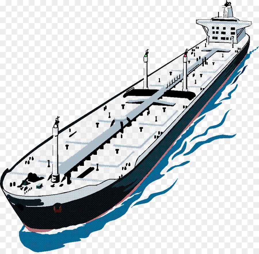 Нефтяной танкер на белом фоне