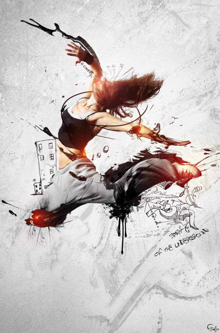 Уличные танцы арт