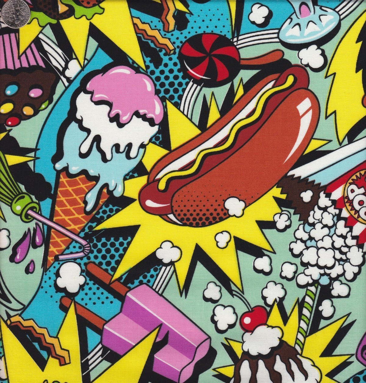 Яркие обои в стиле