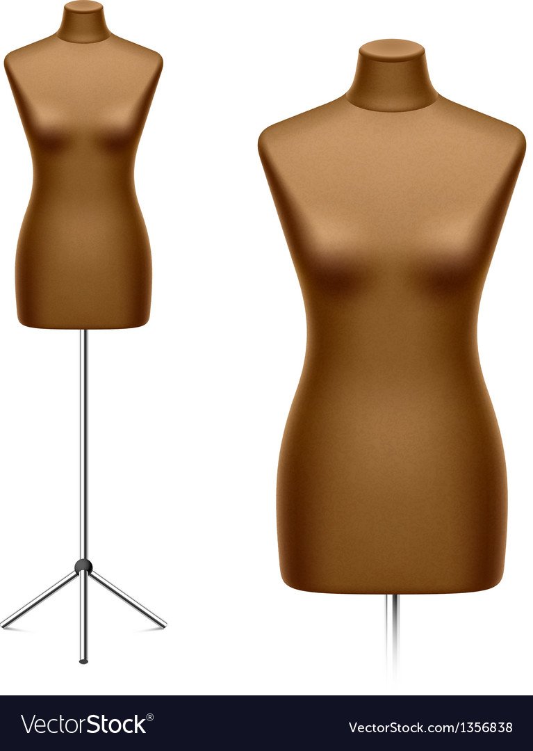 Девушка с манекеном швея