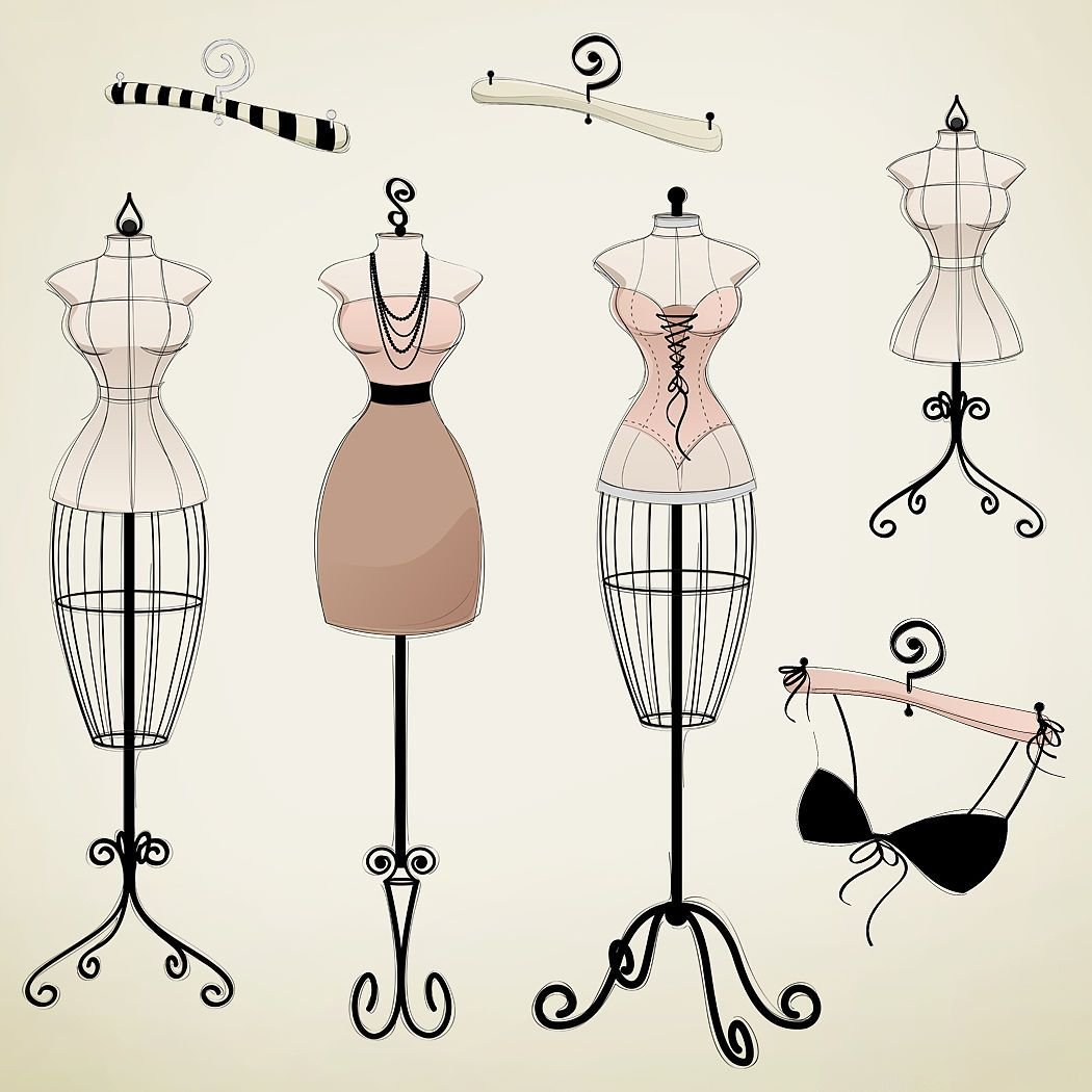 Манекен для набросков одежды