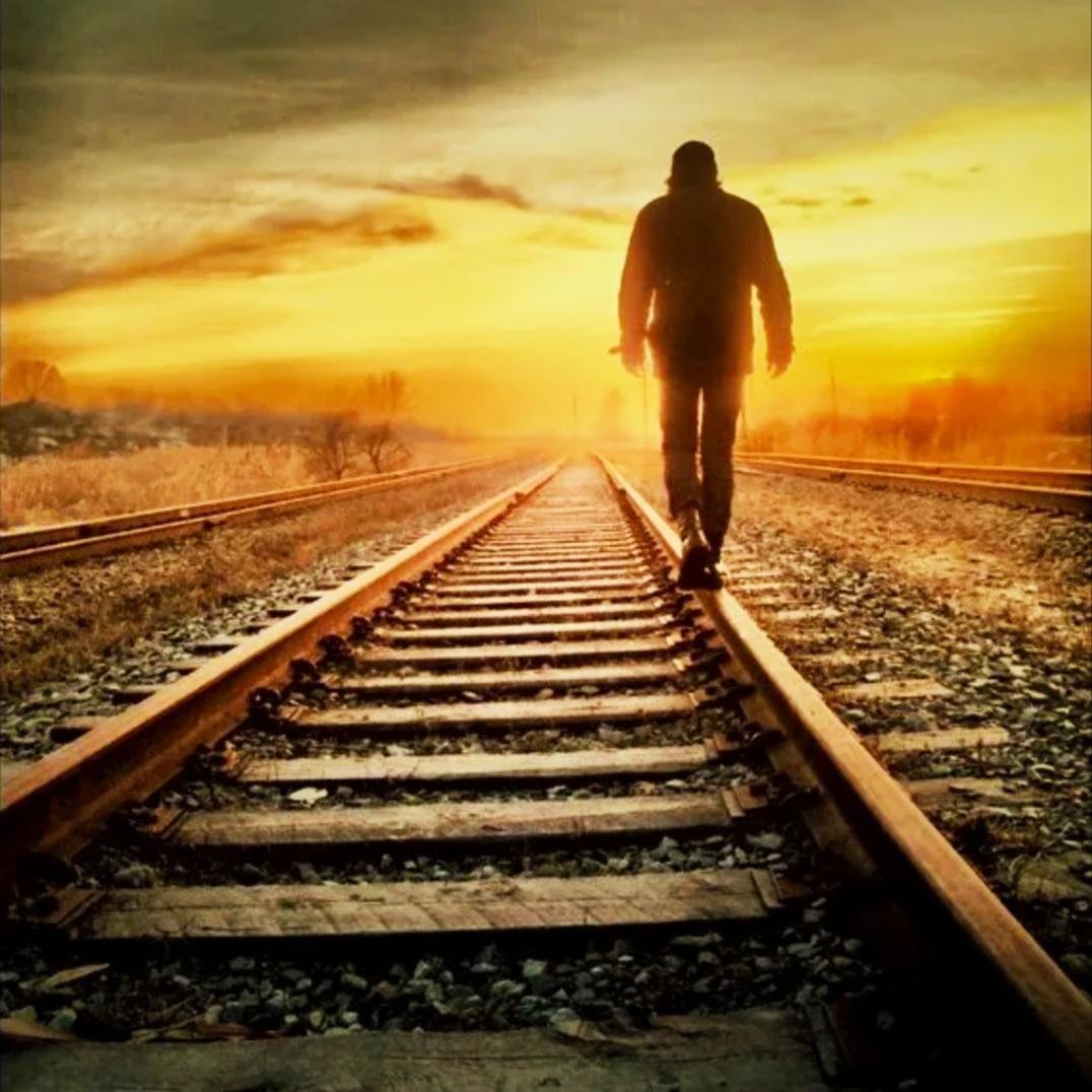 Человек на дороге