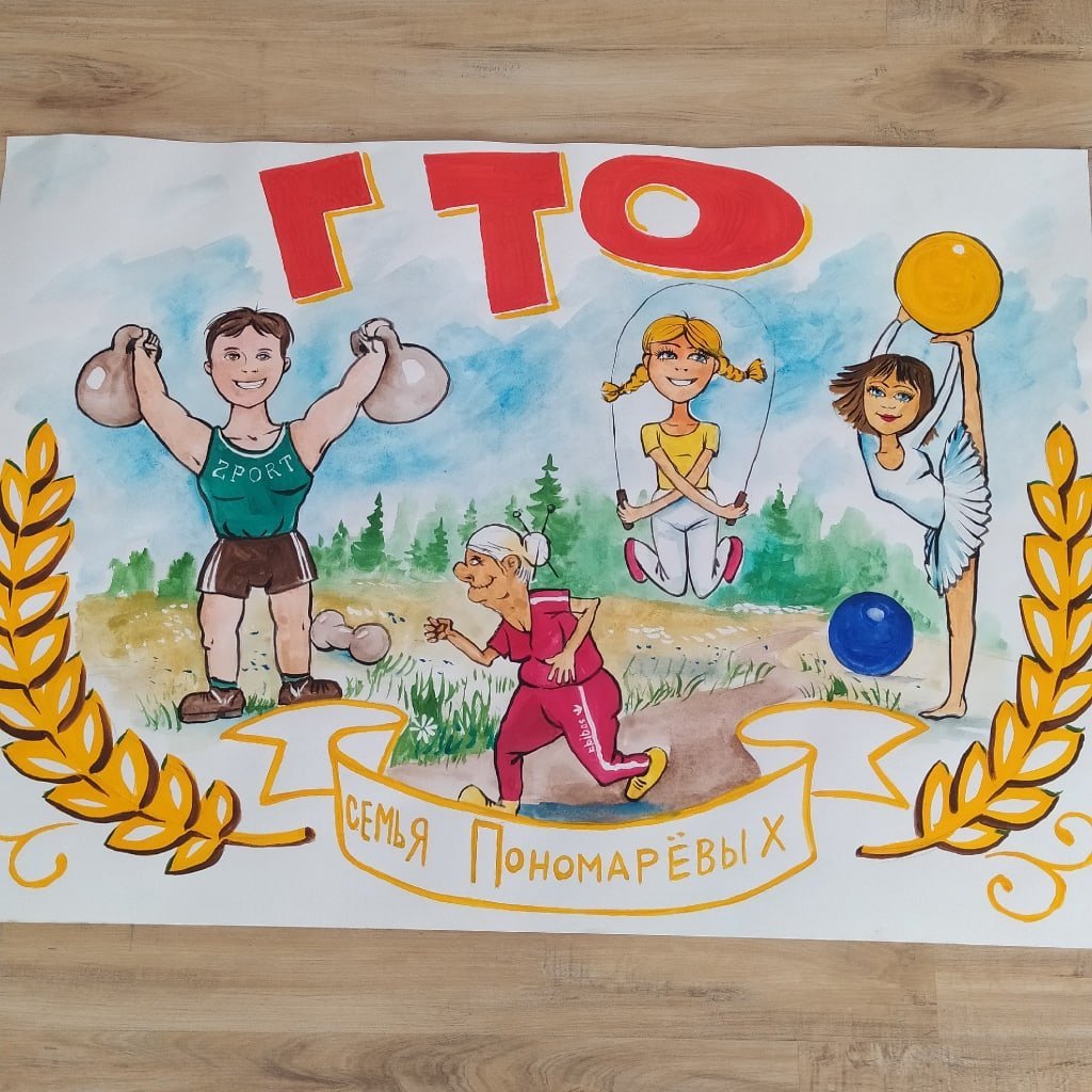 ГТО плакат для детей