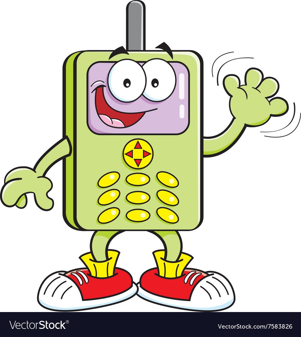 Сотовый телефон с глазками