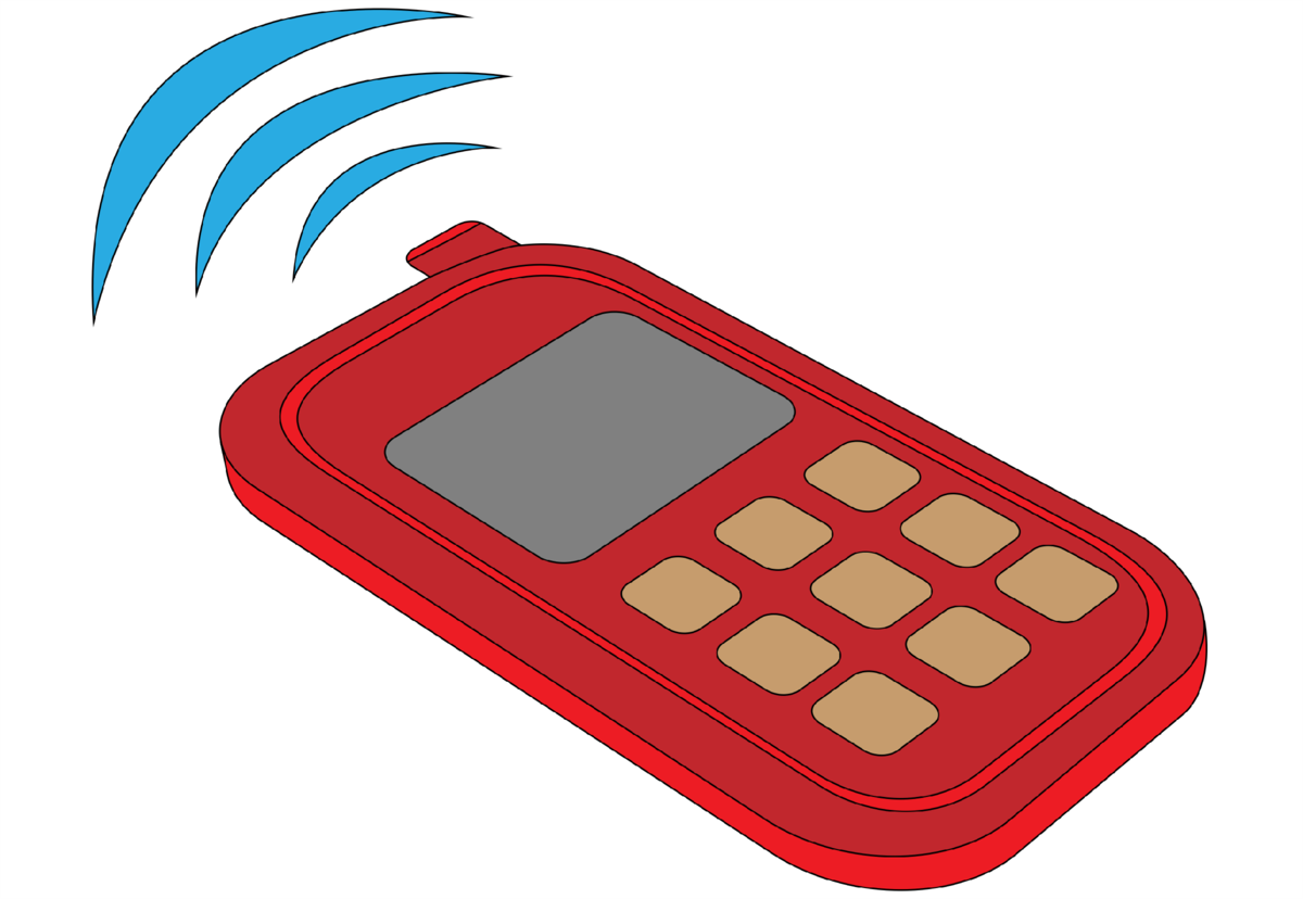 Телефон иллюстрация
