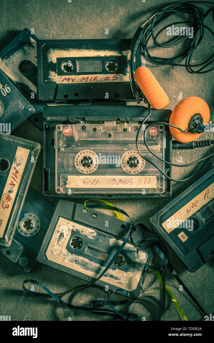 Старые аудиокассеты