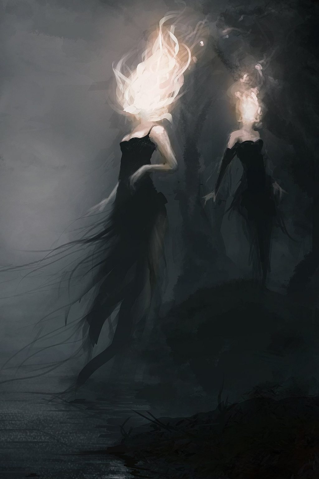 Свет и тьма девушки