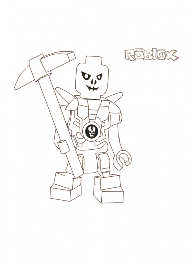Раскраски из РОБЛОКСА