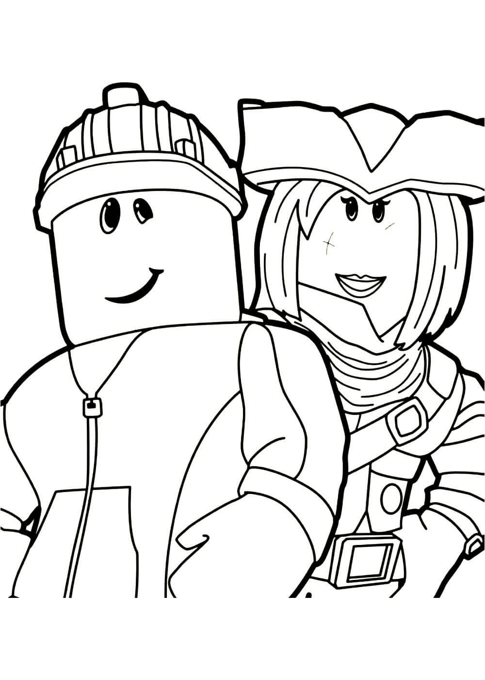 Раскраски для мальчиков РОБЛОКС