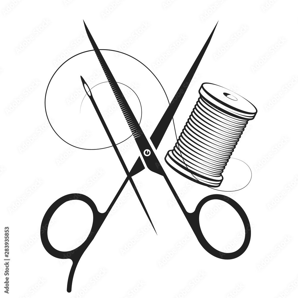 Нитки иголки швейная машинка