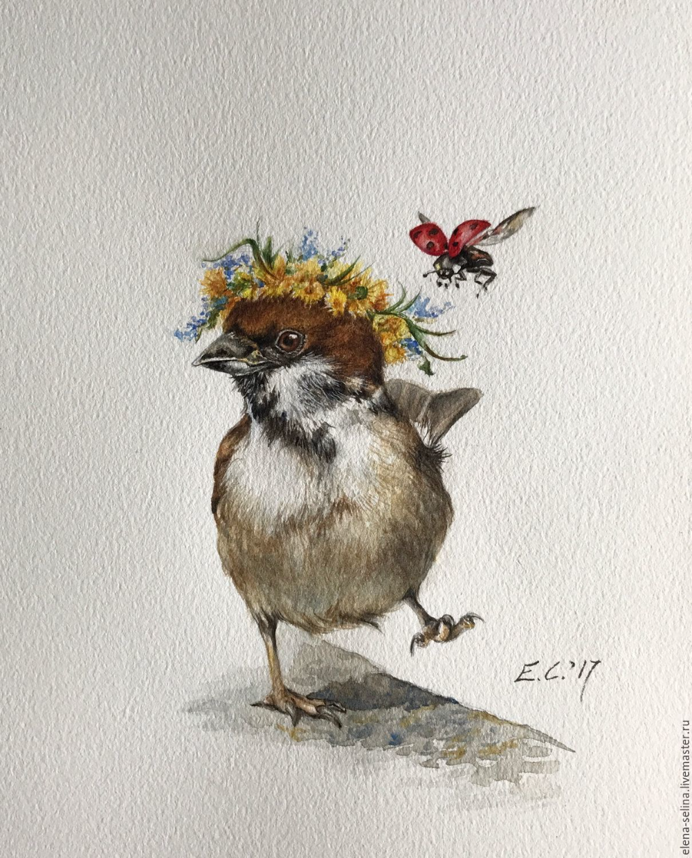 Смешные мультяшные птицы