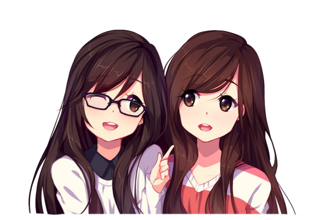 Аниме две подруги