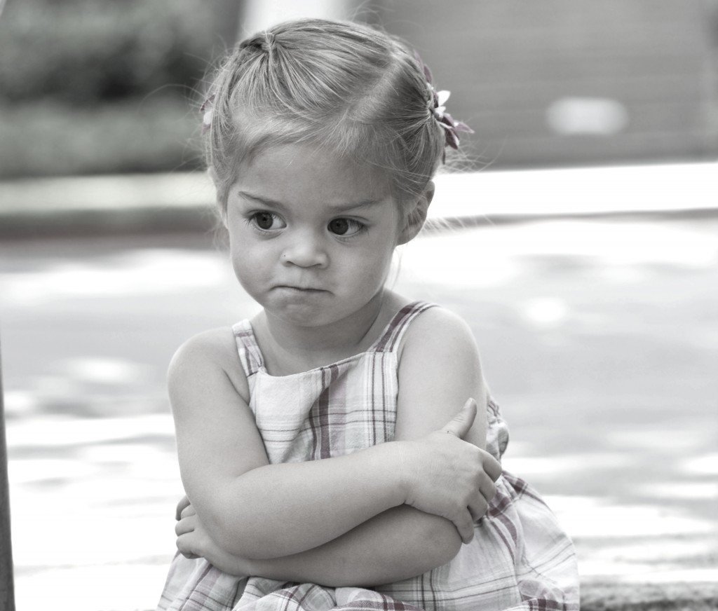 Обиженная девочка