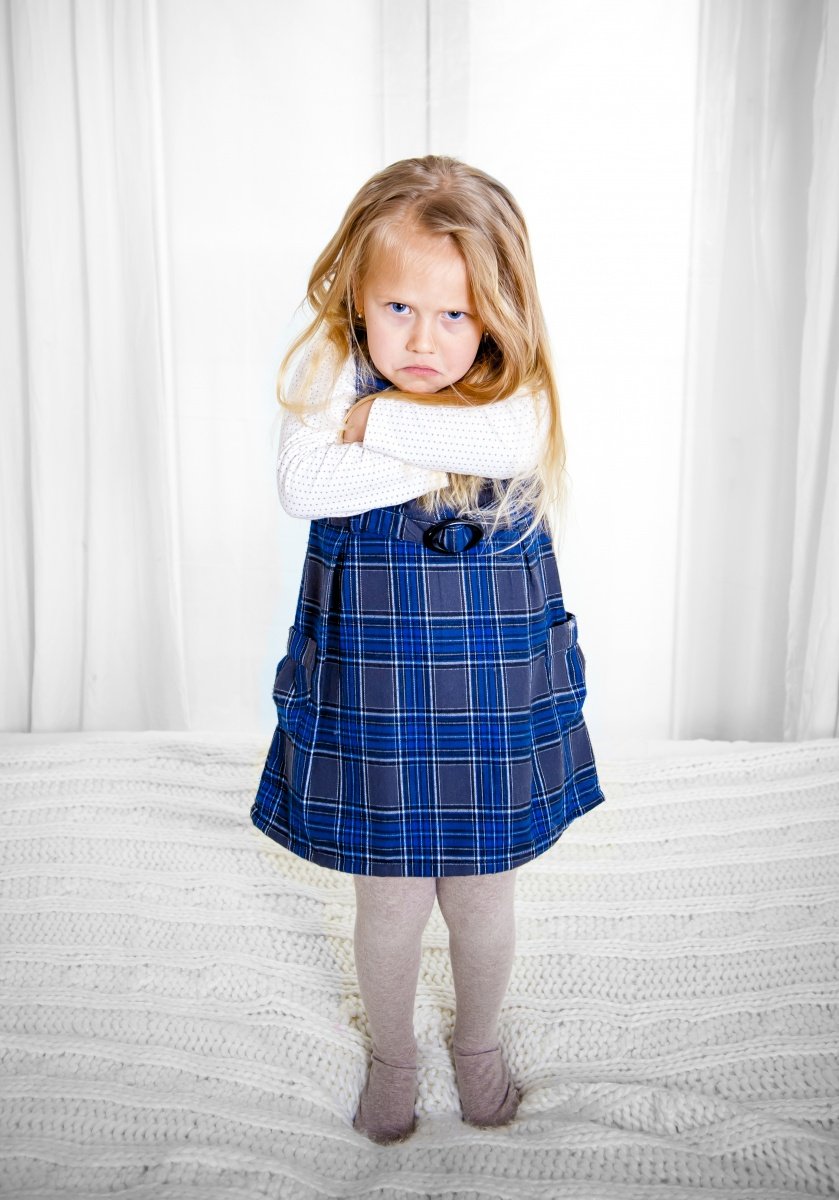 Девочка обиделась