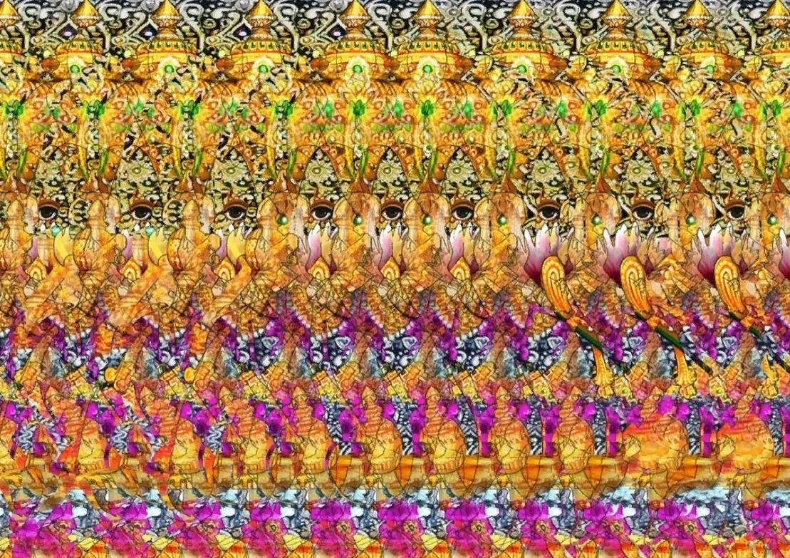 Стереограмма бабочка