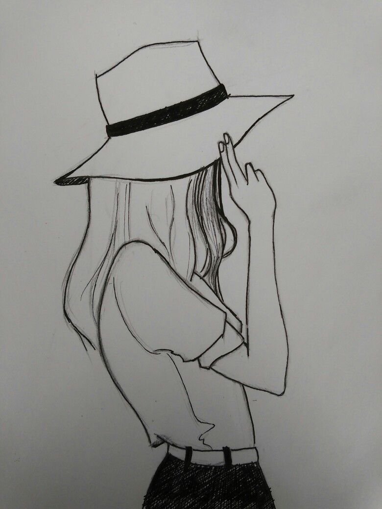 Топовые рисунки девушек