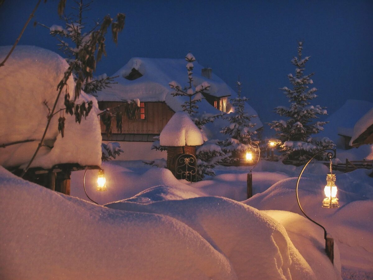 Добрый зимний вечер в Шале