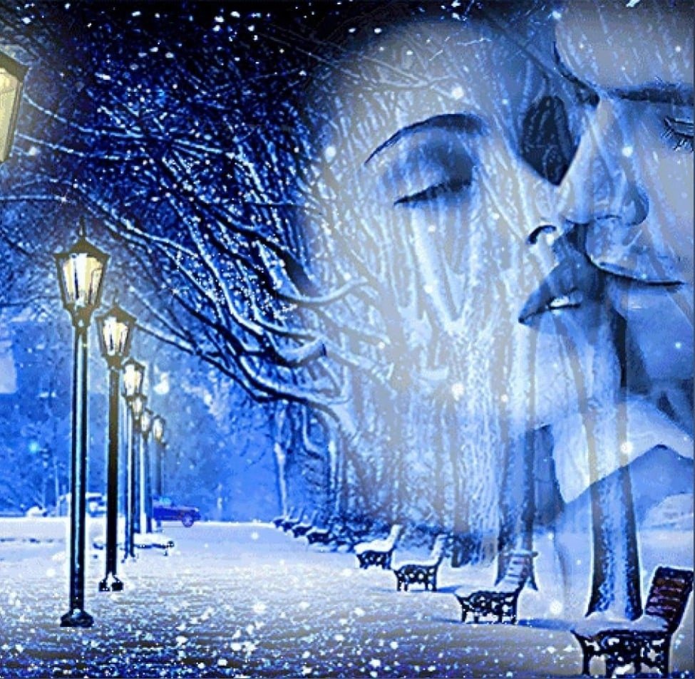 Зимний вечер картинки красивые