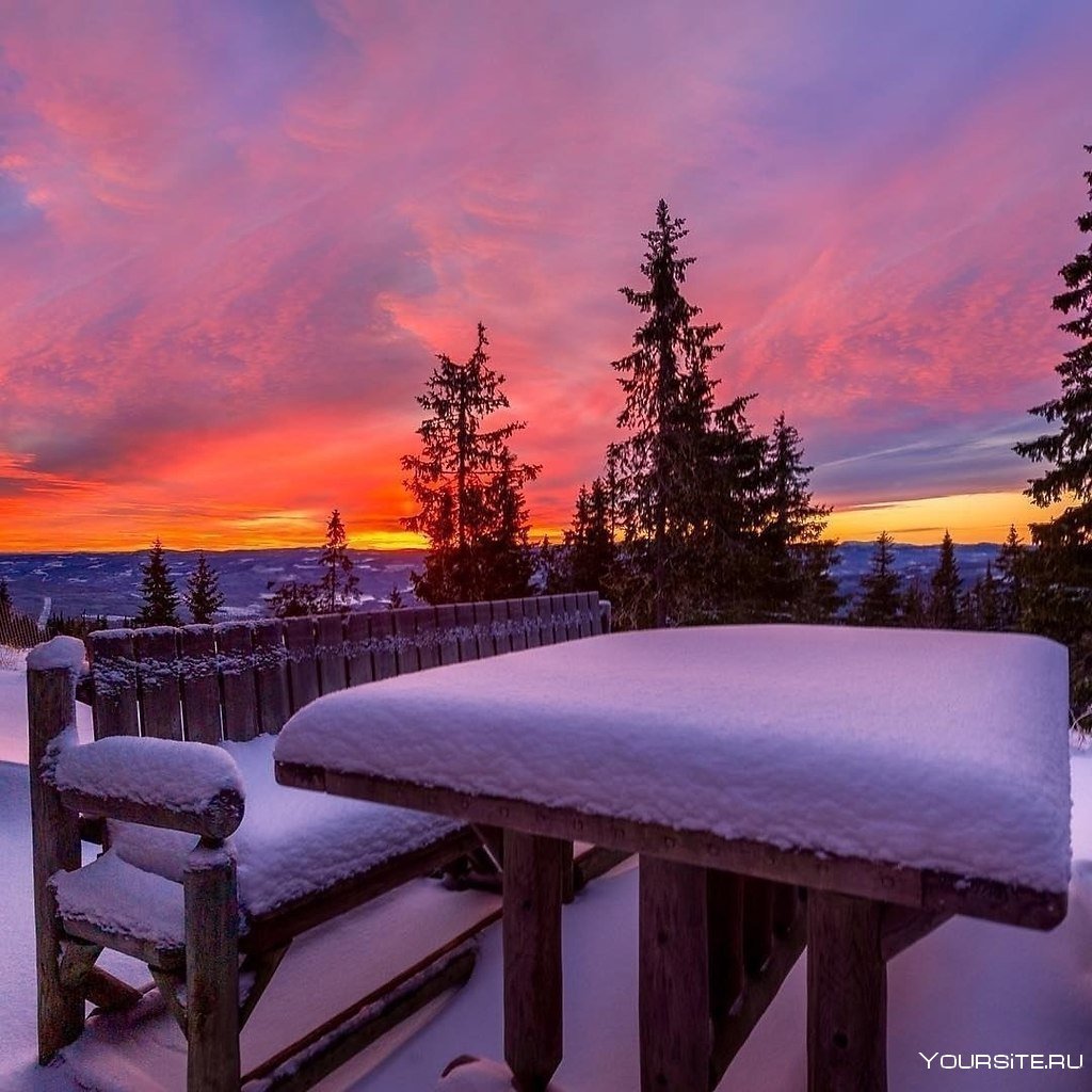 Домик в снегу