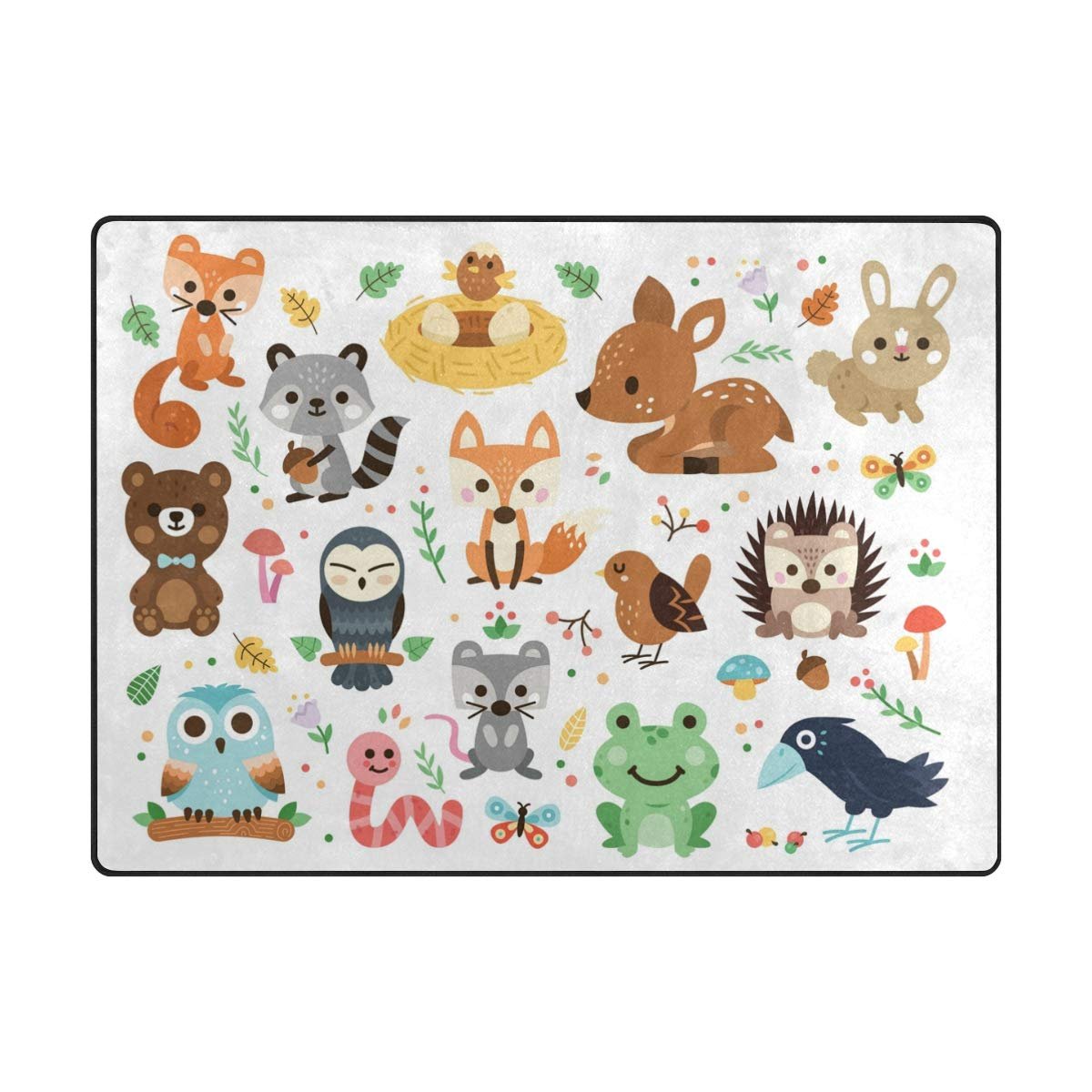 Woodland animals вектор