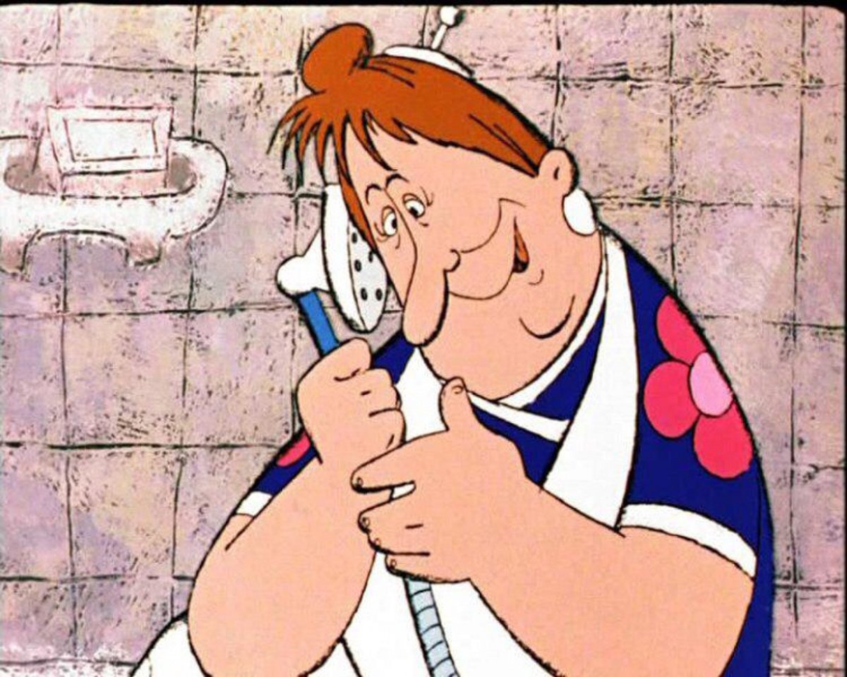 Карлсон мультфильм домомучительница