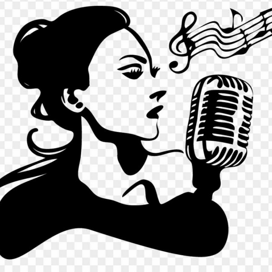Пение на прозрачном фоне