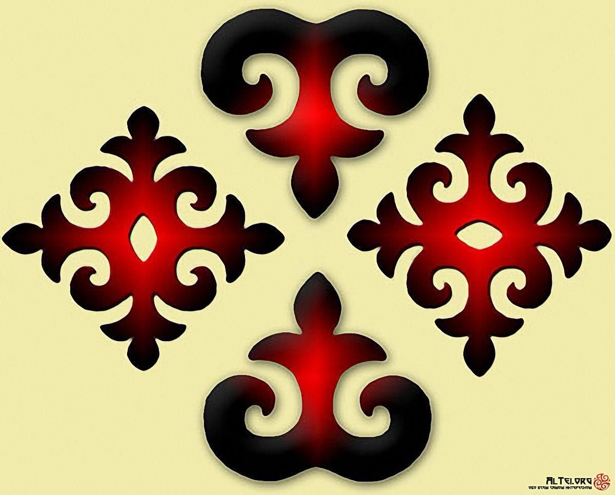 Казахский национальный узор