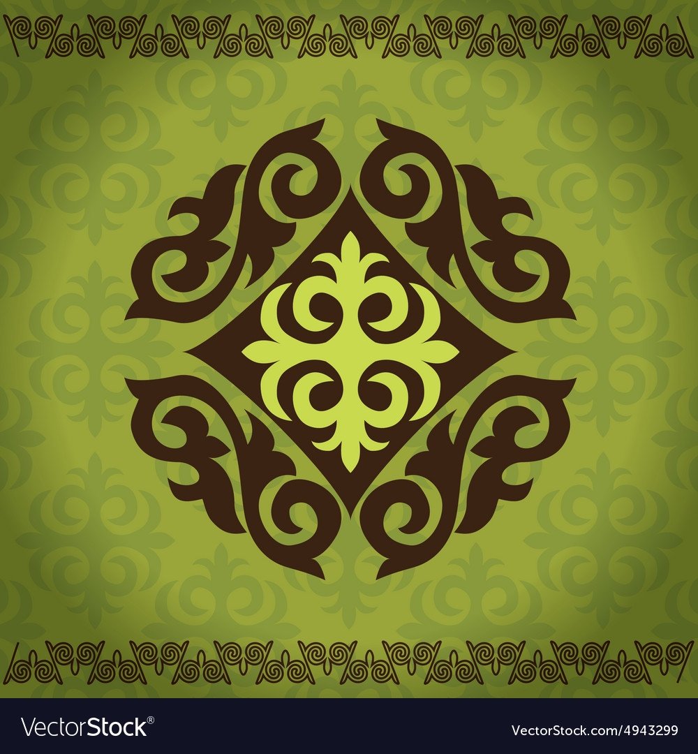 Татарский орнамент тюльпан