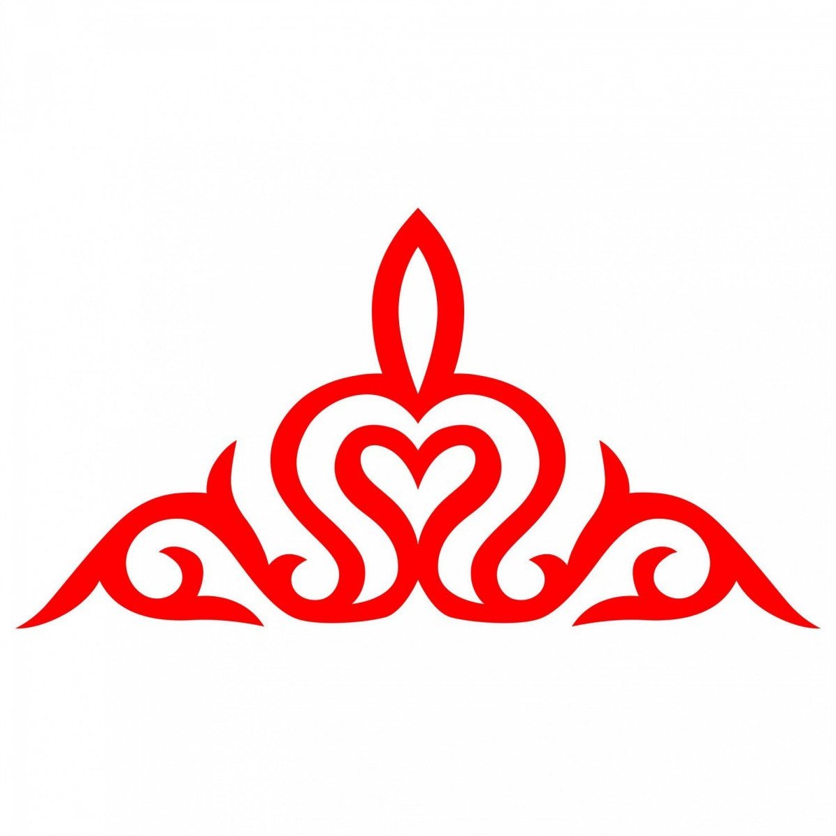 Казахский ленточный орнамент