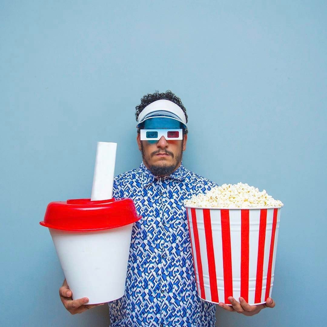 Фотосессия с попкорном