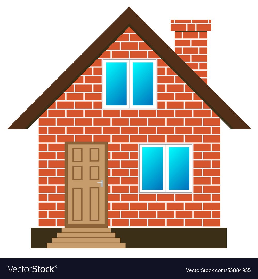 Домик из кирпича для детей