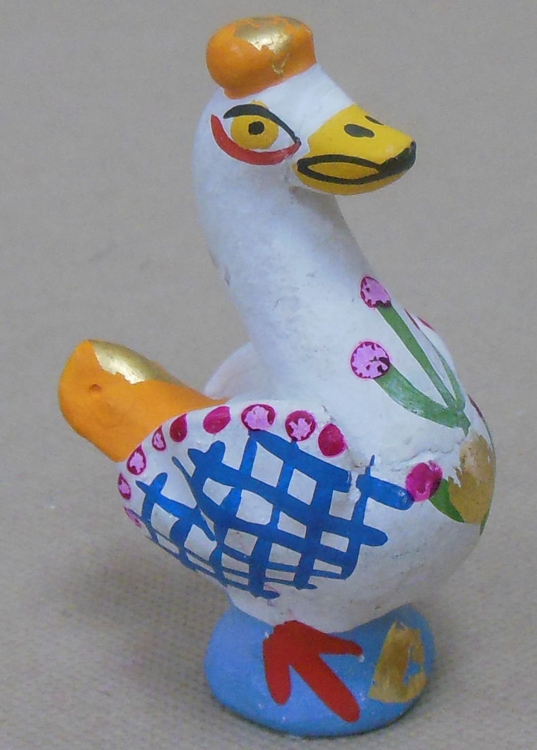 Дымковская уточка раскраска