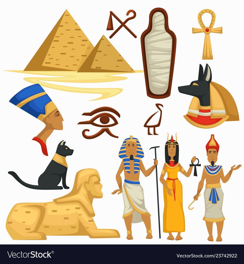Пирамида Египет фараон вектор