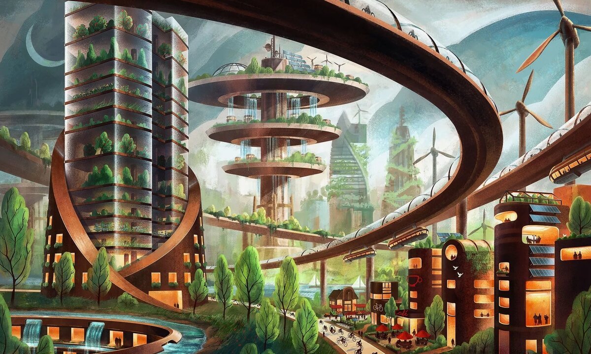 Ретрофутуризм СССР архитектура