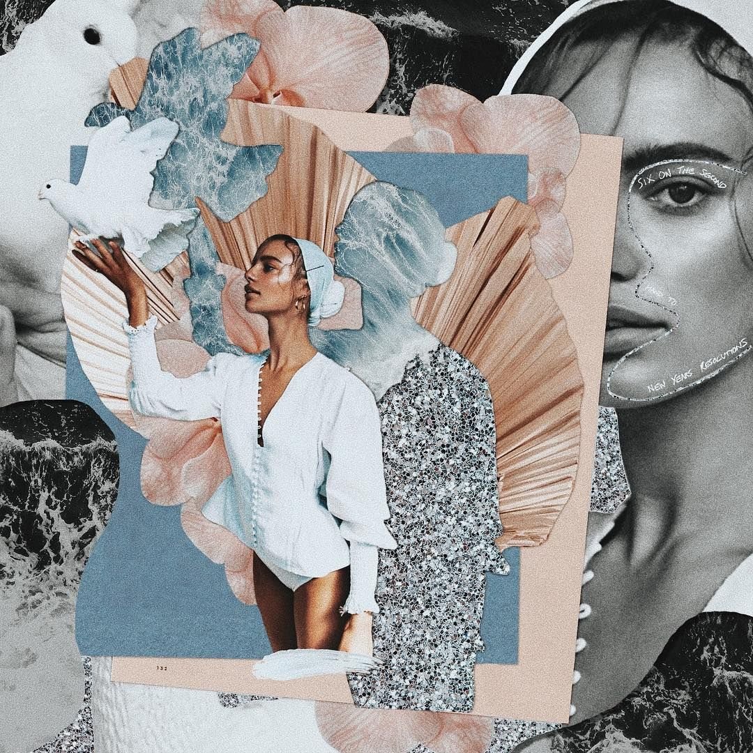 Красивый стильный коллаж