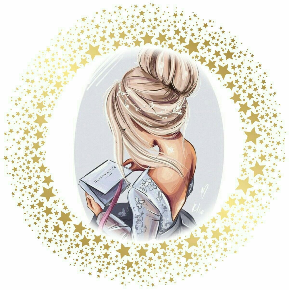 Девушка рисованное актуальное