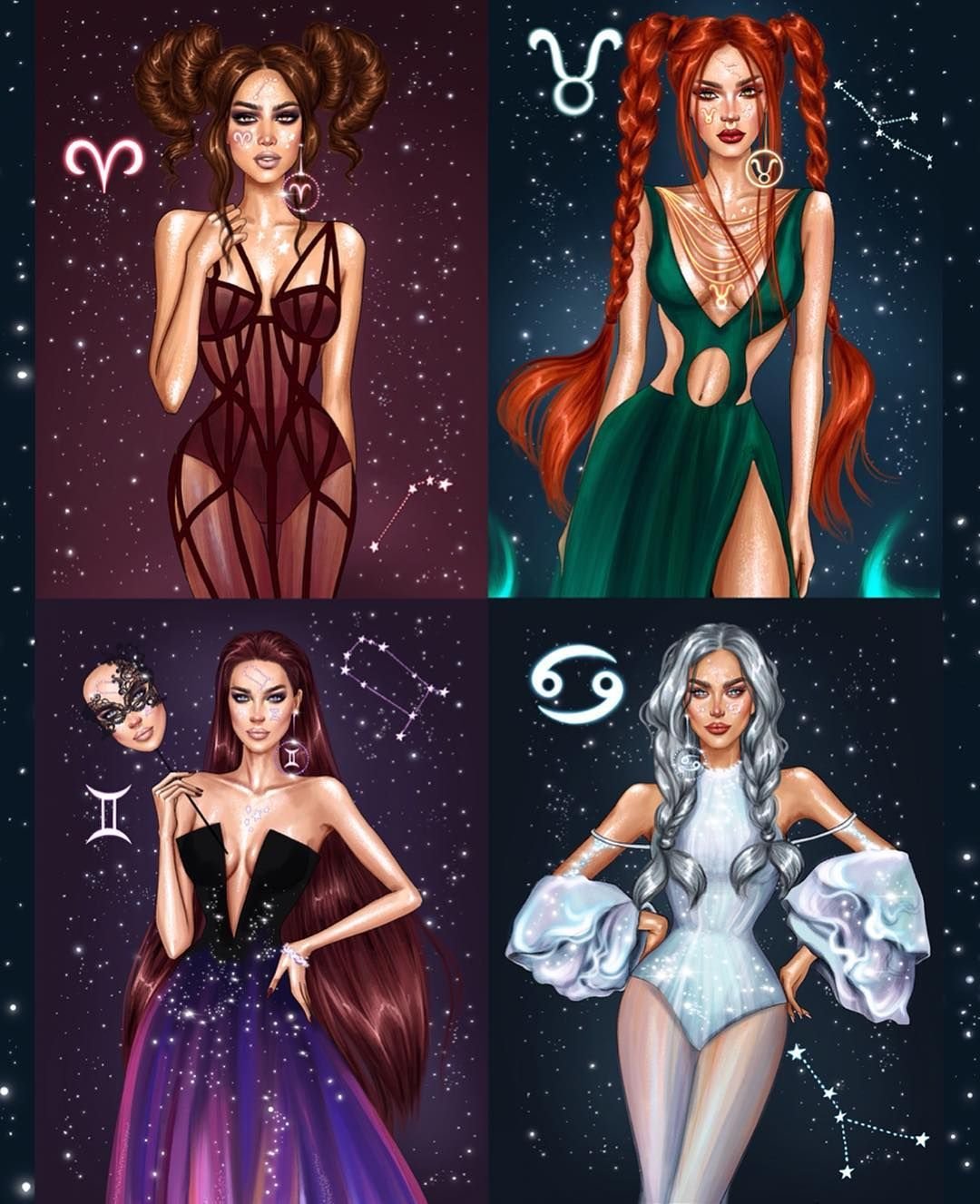 Картинки знаков зодиака красивые