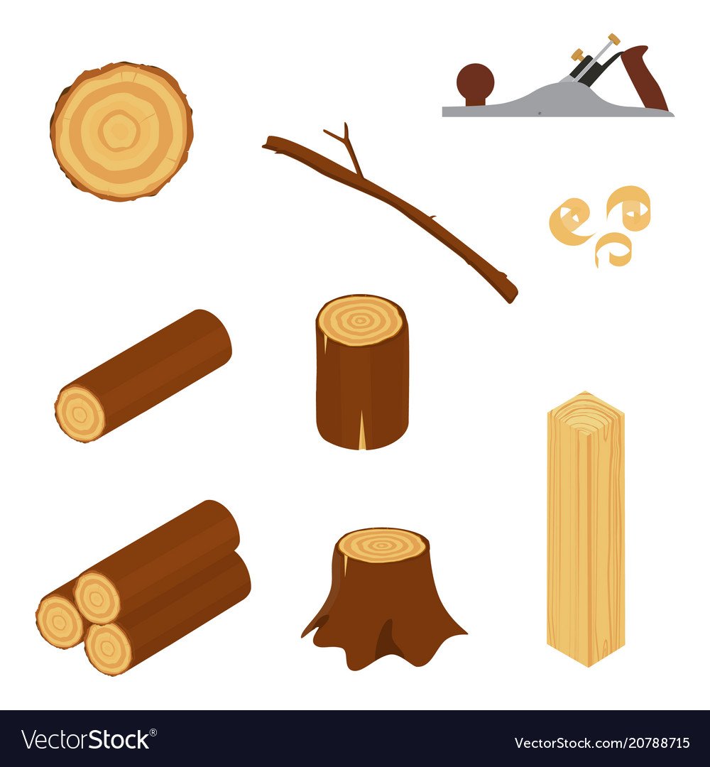 Полено рисунок для детей на прозрачном фоне