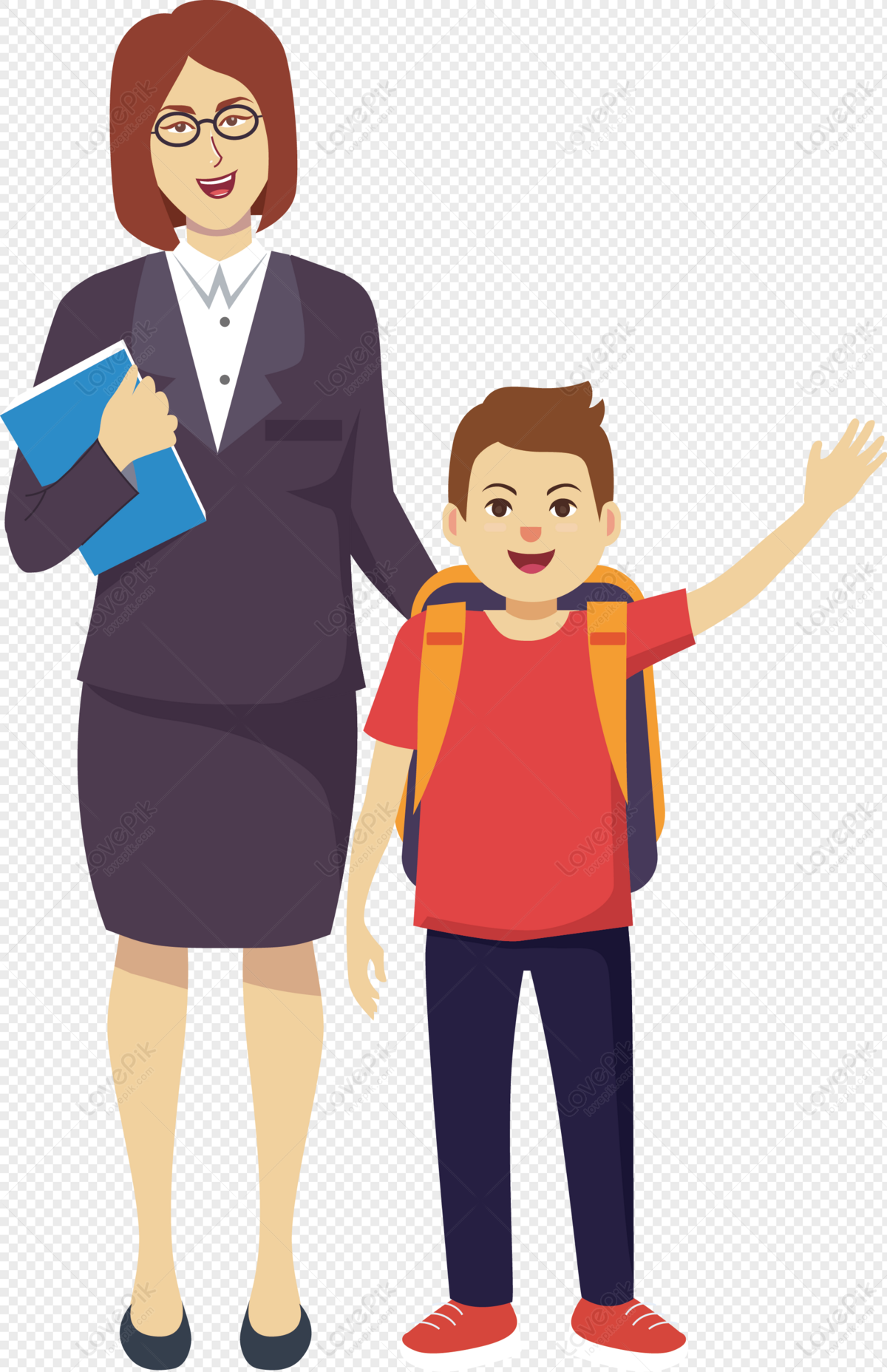 Учитель и ученик рисунок